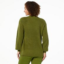 DG2 by Diane Gilman Lux Touch Knit Hi-Low Hem Pullover Sweater
