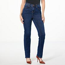 DG2 by Diane Gilman Lux Touch Stretch Denim Straight-Leg Jean
