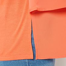 DG2 by Diane Gilman Mixed-Media 3/4-Sleeve Easy Top