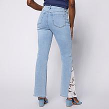 DG2 by Diane Gilman New Classic Stretch Crystal and Lace Bootcut Jean