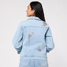 DG2 by Diane Gilman New Classic Stretch Crystal Embellished Jacket