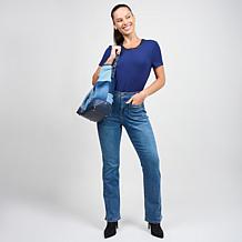 DG2 by Diane Gilman New Classic Stretch Denim Chain Bootcut Jean