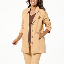 DG2 by Diane Gilman New Classic Stretch Denim City Jacket