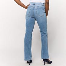 DG2 by Diane Gilman New Classic Stretch Denim Crystal Bootcut Jean