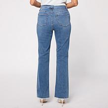 DG2 by Diane Gilman New Classic Stretch Denim Embellished Bootcut Jean