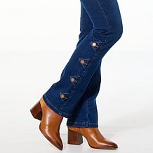 DG2 by Diane Gilman New Classic Stretch Denim Mini Bootcut Jean