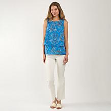 DG2 by Diane Gilman New Classic Stretch Frayed Seam Bootcut Jean