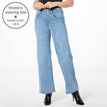 DG2 by Diane Gilman New Classic Stretch Runway Pull-On Wide-Leg Jean