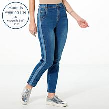 DG2 by Diane Gilman New Classic Stretch Side Panel Skinny Jean
