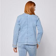 DG2 by Diane Gilman New Classic Stretch Tropical Barn Jacket