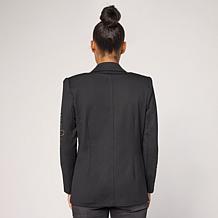 DG2 by Diane Gilman Ponte Embellished Blazer