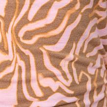 DG2 by Diane Gilman Printed Boatneck Elbow Sleeve Top