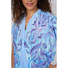 DG2 by
Diane Gilman SoftEase Curved Hem Mock-Neck Sweater Tunic