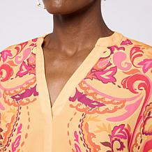 DG2 by
Diane Gilman SoftEase Curved Hem Mock-Neck Sweater Tunic