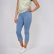 DG2 by Diane Gilman Super Stretch Knit Denim Crop Jegging