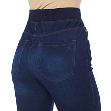 DG2 by Diane Gilman Super Stretch Knit Denim Pull-On Jogger