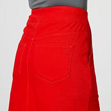 DG2 by Diane Gilman Super Stretch Knit Denim Skort