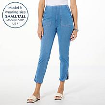 DG2 by Diane Gilman Superstretch Knit Denim Slim & Sleek Crop Jean