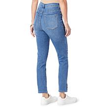 DG2 by Diane Gilman Virtual Stretch Button-Hem Skinny Jean - Basic