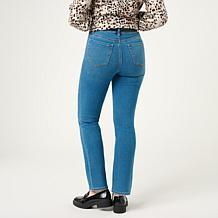DG2 by Diane Gilman Virtual Stretch Denim Baby Bootcut 5-Pocket Jean