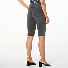 DG2 by Diane Gilman Virtual Stretch Denim Pull-On Bermuda Short