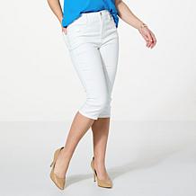 DG2 by Diane Gilman Virtual Stretch Denim Skinny Capri Jean