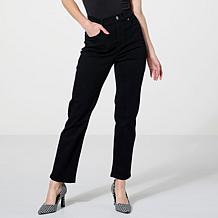 DG2 by Diane Gilman Virtual Stretch Denim Straight Leg Crop Jean