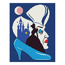 Diamond Art Club Disney Villain No Time to Waste Canvas Kit
