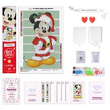 Diamond Art Club Santa Mickey Diamond Painting Canvas Kit