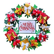 Diamond Press 12" Paper Wreath Stamp and Die Kit