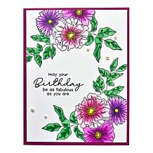 Diamond Press 3D Birthday Cake Stamp & Die Kit