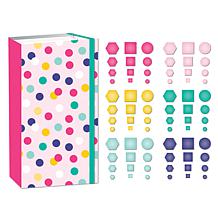 Diamond Press Basic Shapes Enamel Dots with Storage Binder