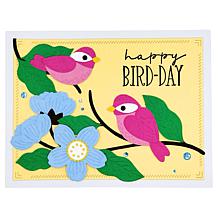 Diamond Press Birds of a Feather Stamp, Die and Stencil Kit