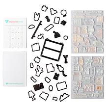 Diamond Press Bookcase Stamp and Die Kit