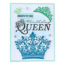 Diamond Press Born to Sparkle Stamp, Die and Stencil Set