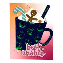 Diamond Press Crystal Confetti Paste and 6-Stencil Kit