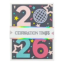 Diamond Press Exciting News Stamp, Die and Stencil Kit