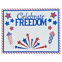 Diamond Press Floral & Flag Americana/July 4th Stamp, Die, Stencil Kit