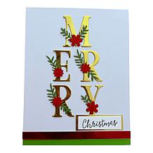 Diamond Press Flower Alphabet Die Kit