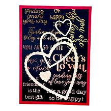 Diamond Press Foil Rub-Ons and Adhesive Set