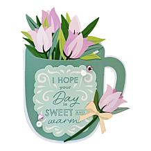 Diamond Press for Mom Shaped Card Kit