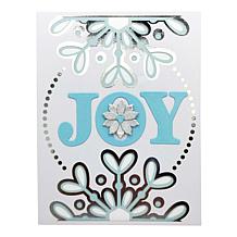 Diamond Press Holiday Words Stamp, Die and Stencil Kit
