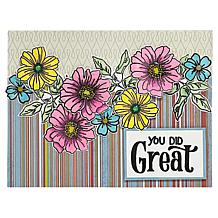 Diamond Press Mega Marker and Ink Kit with Teal Gingham Storage Bag AS