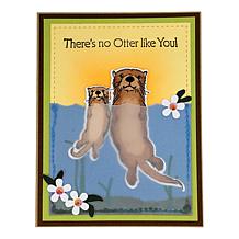 Diamond Press Mommy and Me Stamp, Die and Stencil Kit