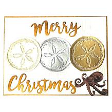 Diamond Press Nautical Christmas Stamp, Die and Stencil Set