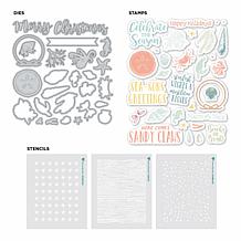 Diamond Press Nautical Christmas Stamp, Die and Stencil Set