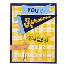 Diamond Press Pennant Stamp, Die & Stencil Kit