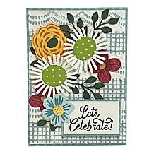 Diamond Press Pennant Stamp, Die & Stencil Kit