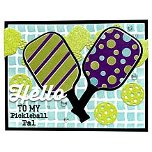 Diamond Press Pickleball Pals Stamp, Die and Stencil Set