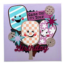 Diamond Press Pickleball Pals Stamp, Die and Stencil Set